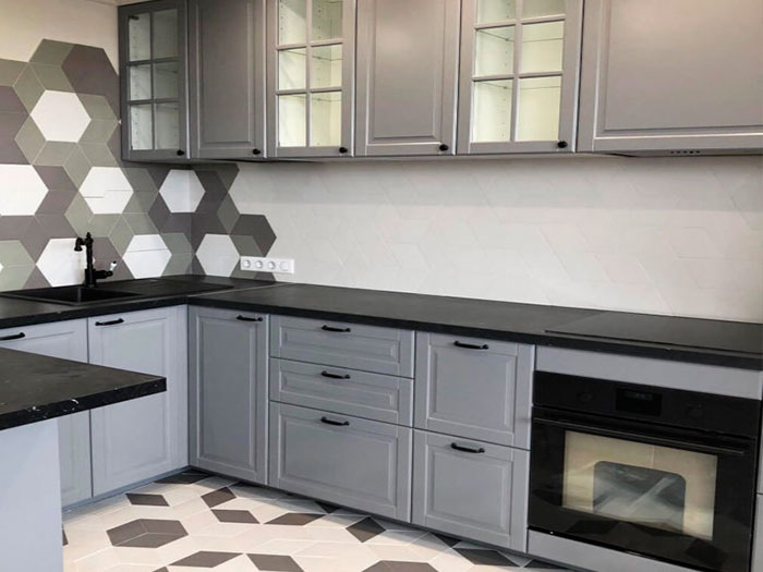 кухонная мебель под дерево